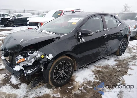 2014 Toyota Corolla S Plus z USA, uszkodzony, nr VIN 2T1BURHEXEC197421